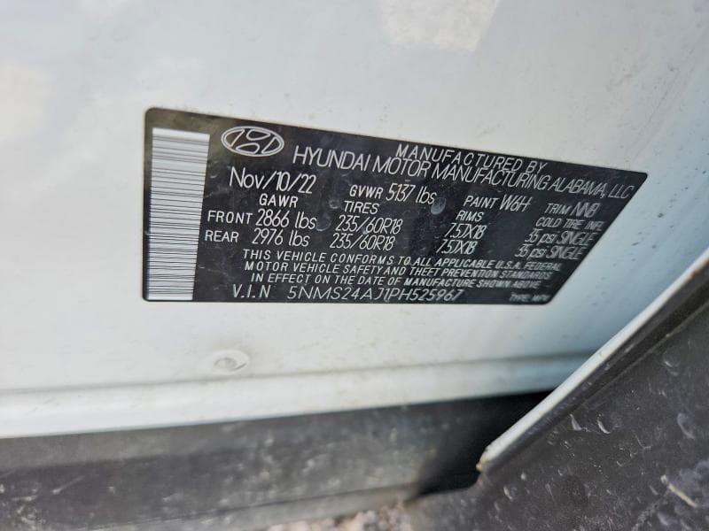 2023 HYUNDAI SANTA FE SEL 13