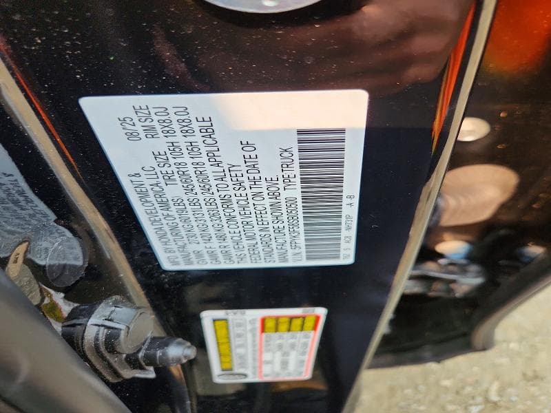 2025 HONDA RIDGELINE RTL 12