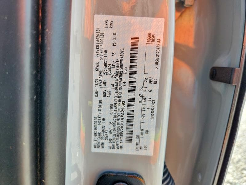 2024 FORD F150 STX 12