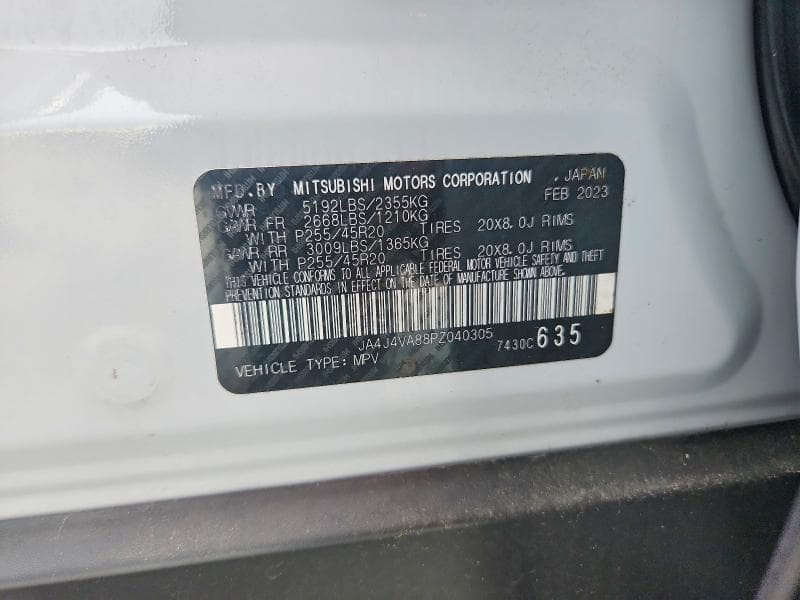 2023 MITSUBISHI OUTLANDER SEL 13
