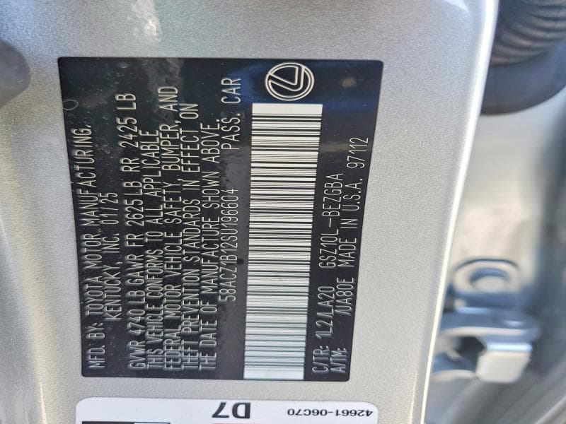 2025 LEXUS ES 350 BASE 13