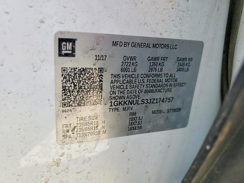 2018 GMC ACADIA SLT-1 13