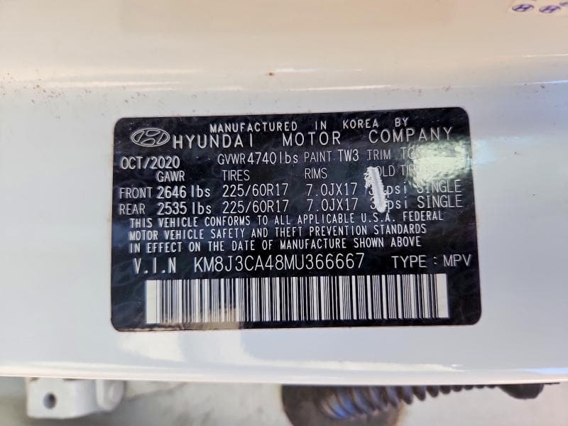2021 HYUNDAI TUCSON VALUE 13