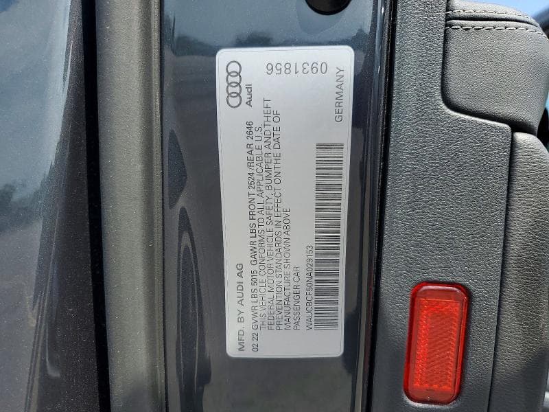 2022 AUDI A5 PREMIUM PLUS 40 12