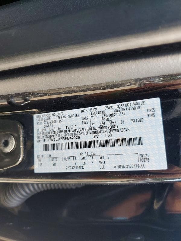 2024 FORD F150 LARIAT 13
