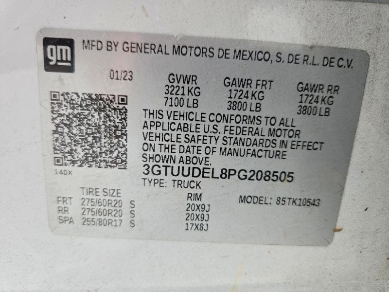 2023 GMC SIERRA K1500 SLT 12
