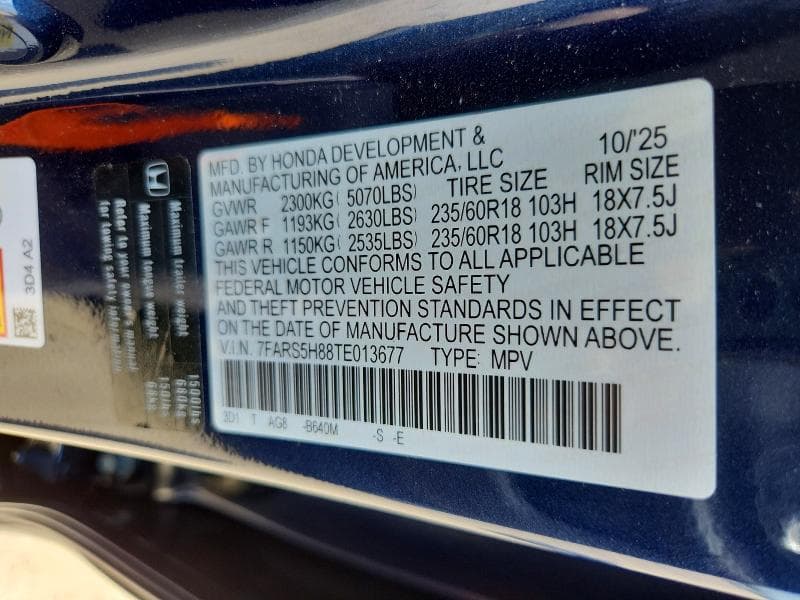 2026 HONDA CR-V SPORT-L 14