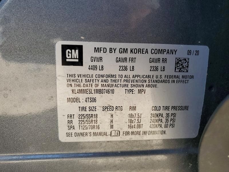 2021 BUICK ENCORE GX SELECT 13
