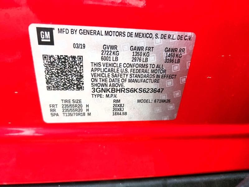 2019 CHEVROLET BLAZER 3LT 13