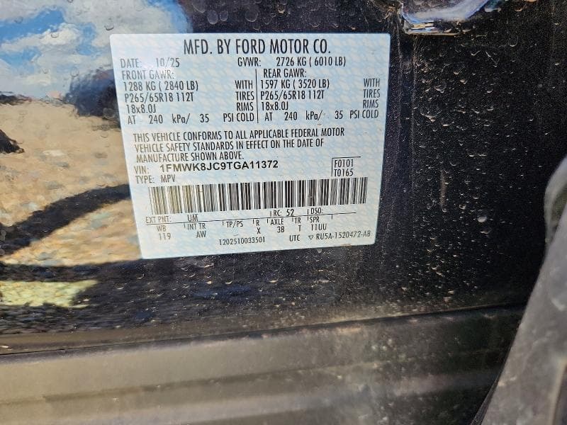 2026 FORD EXPLORER TREMOR 14