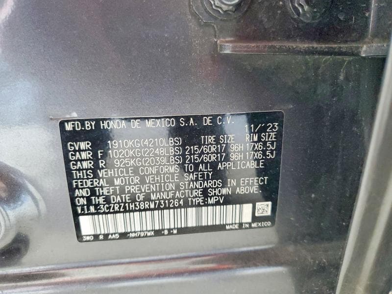 2024 HONDA HR-V LX 13