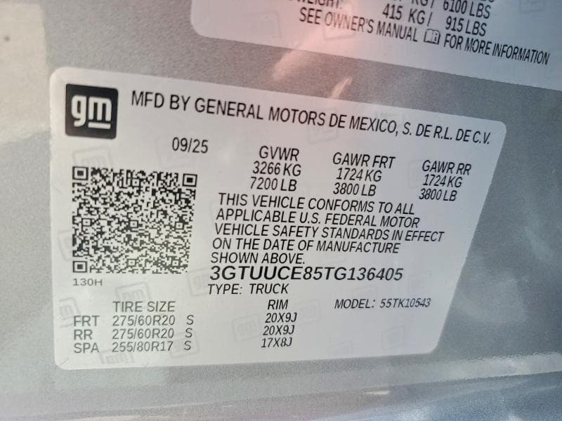 2026 GMC SIERRA K1500 ELEVATION 12