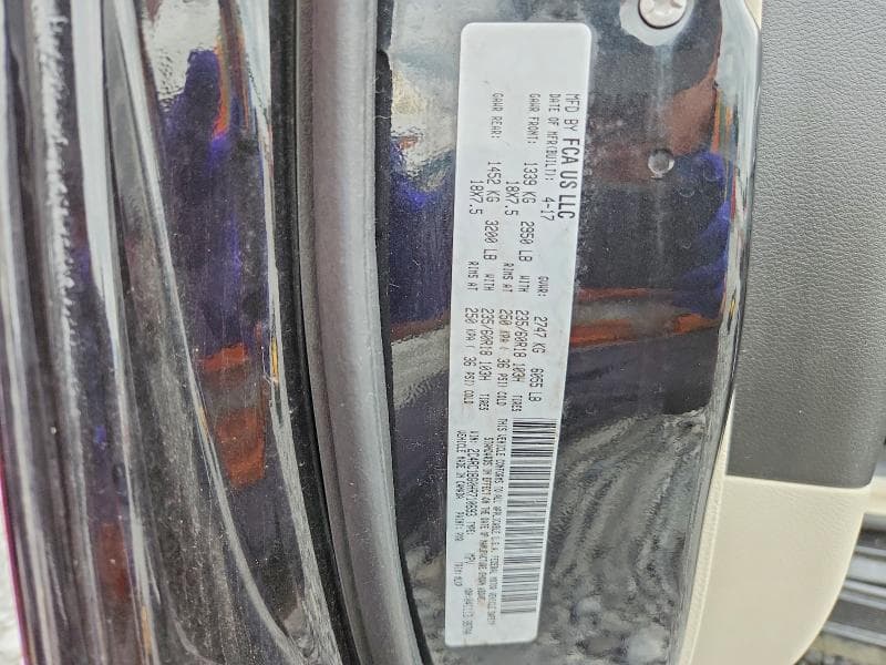 2017 CHRYSLER PACIFICA TOURING L 13