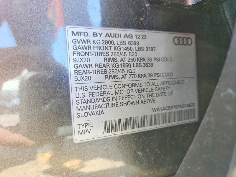 2023 AUDI Q7 PREMIUM 13