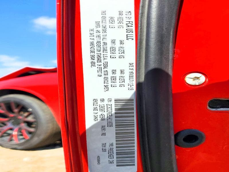 2020 DODGE CHALLENGER SXT 12