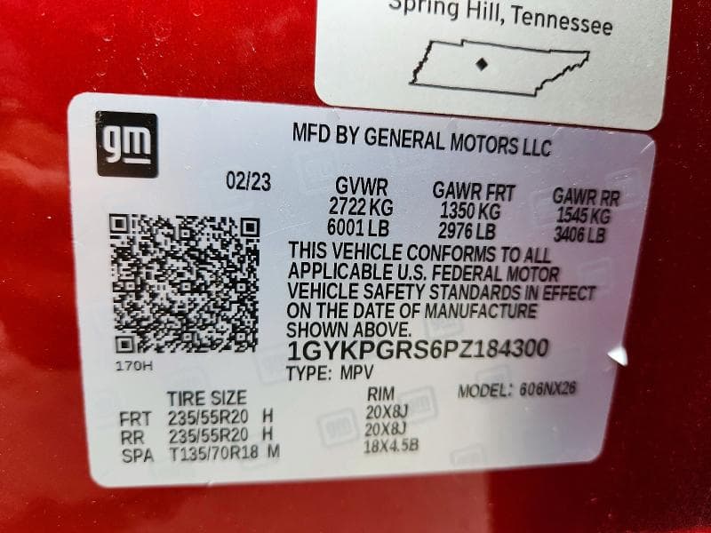 2023 CADILLAC XT6 SPORT 13