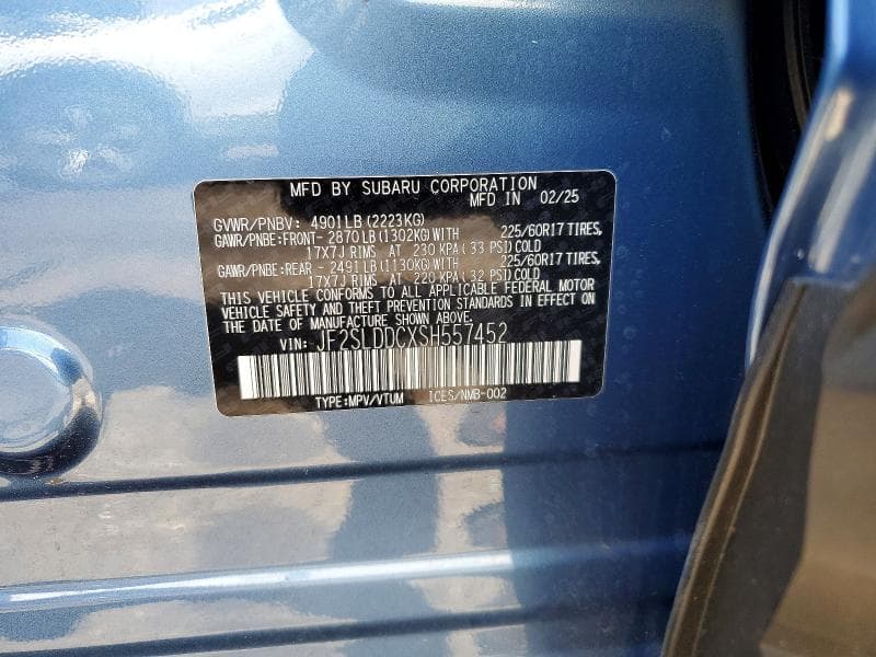 2025 SUBARU FORESTER PREMIUM 12