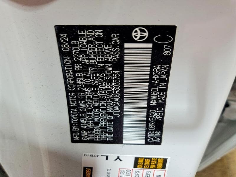 2024 TOYOTA PRIUS XLE 13