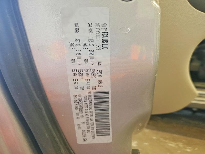 2019 DODGE GRAND CARAVAN SXT 13