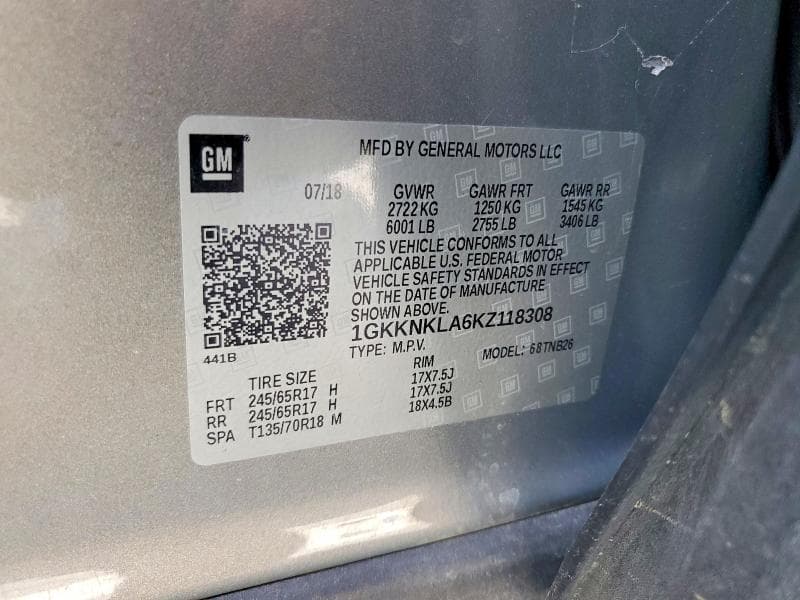 2019 GMC ACADIA SLE 13