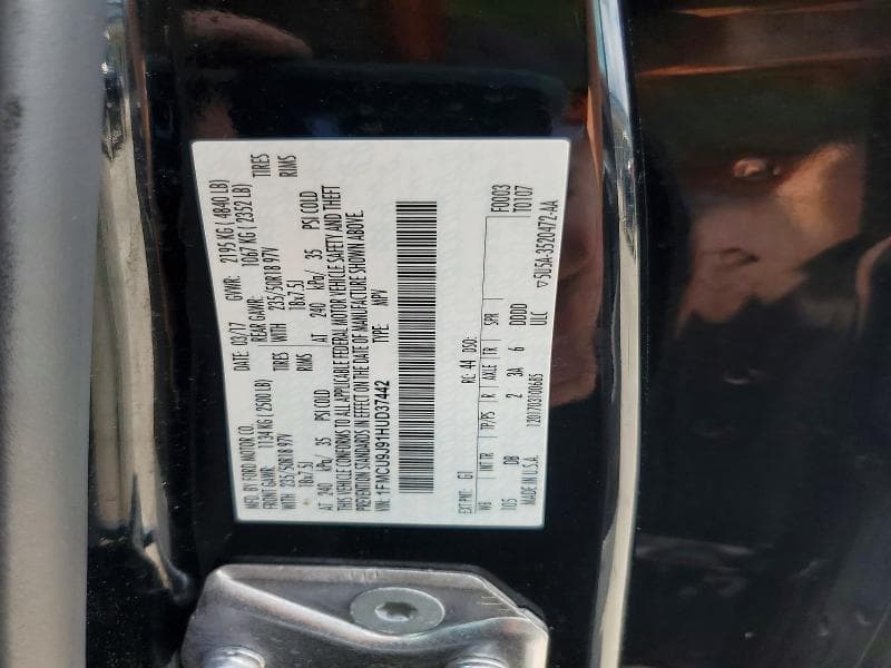 2017 FORD ESCAPE TITANIUM 14