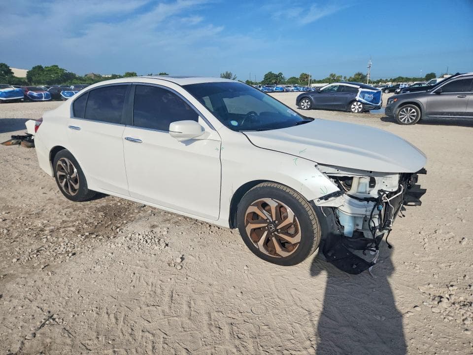 2017 HONDA ACCORD EXL 4