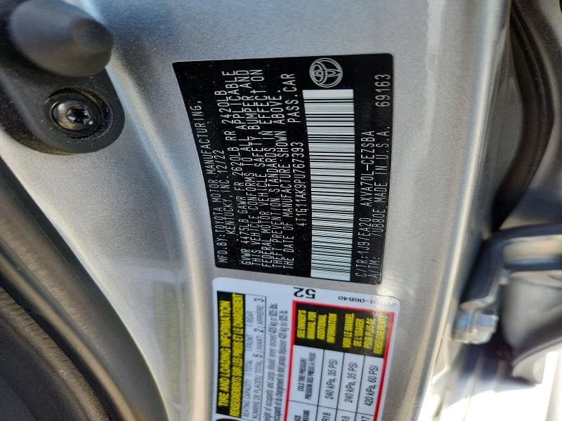 2023 TOYOTA CAMRY SE 13