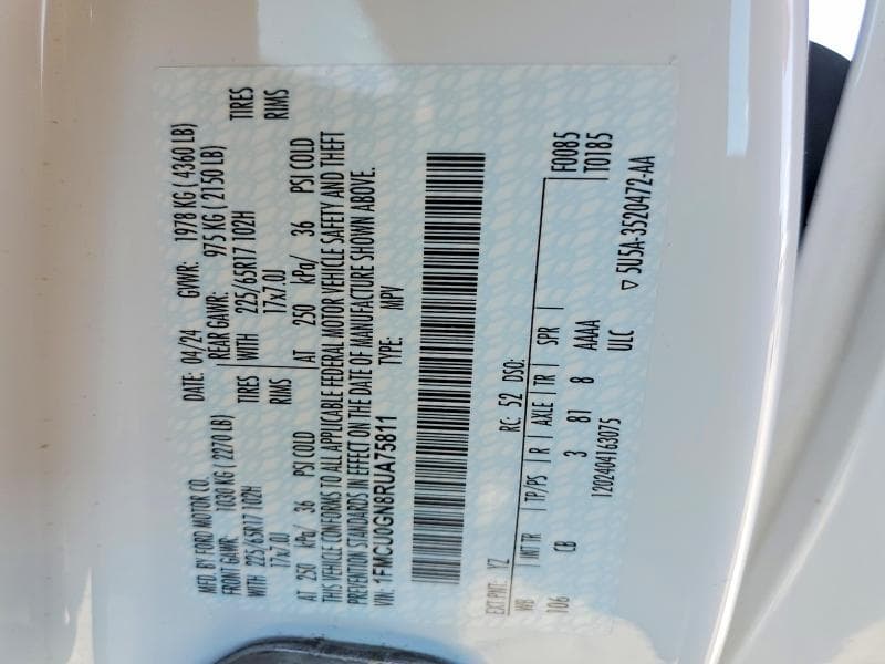 2024 FORD ESCAPE ACTIVE 13