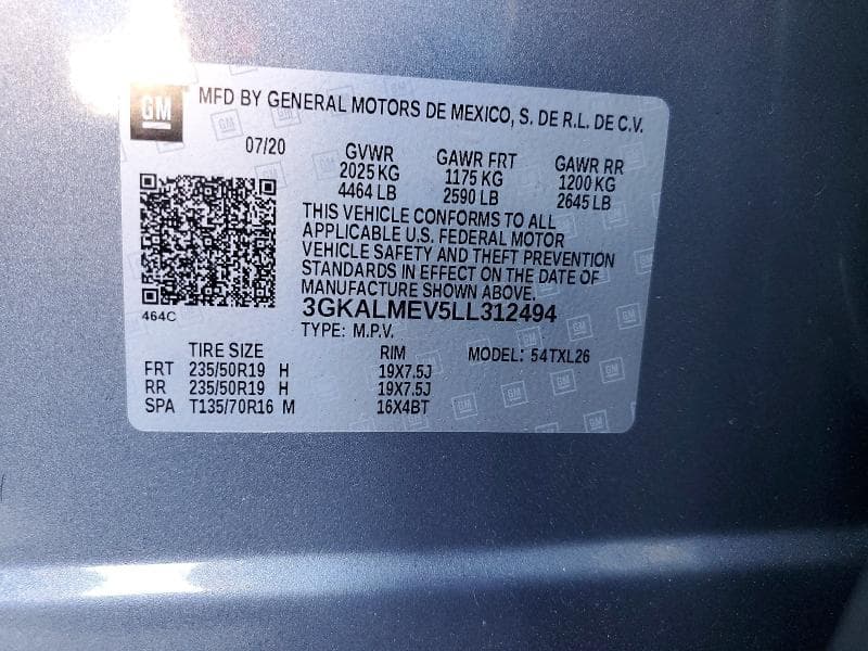 2020 GMC TERRAIN SLE 13