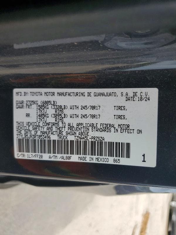 2024 TOYOTA TACOMA SR5 12