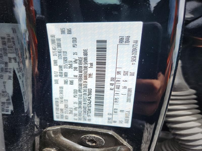 2018 FORD F150 SUPERCREW 12
