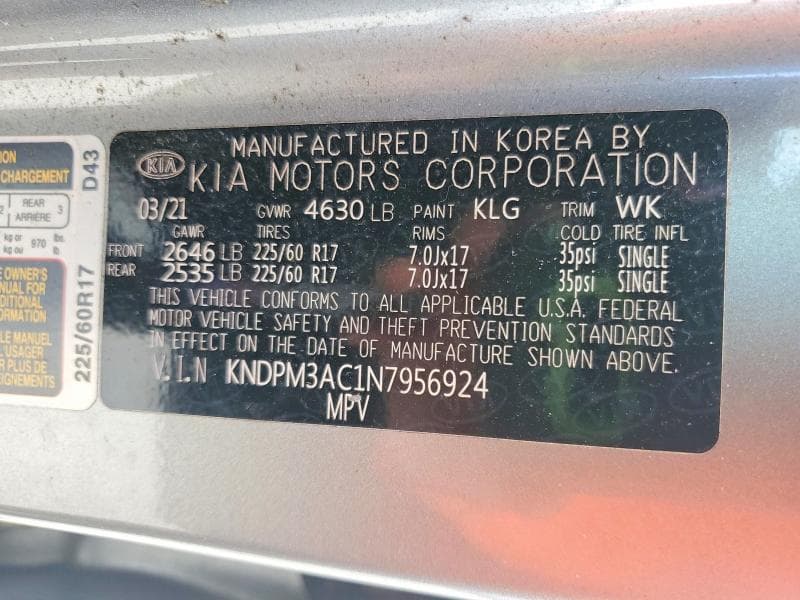 2022 KIA SPORTAGE LX 13