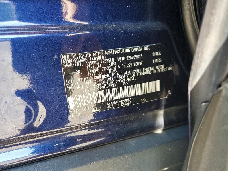 2021 TOYOTA RAV4 XLE 13