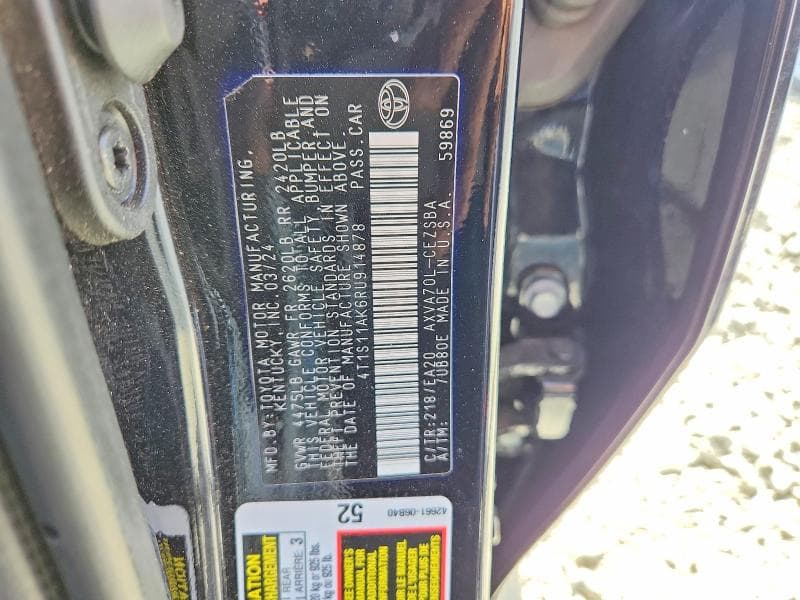 2024 TOYOTA CAMRY SE 13
