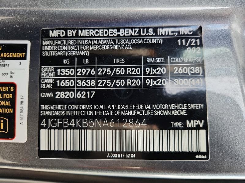2022 MERCEDES-BENZ GLE 350 4MATIC 12