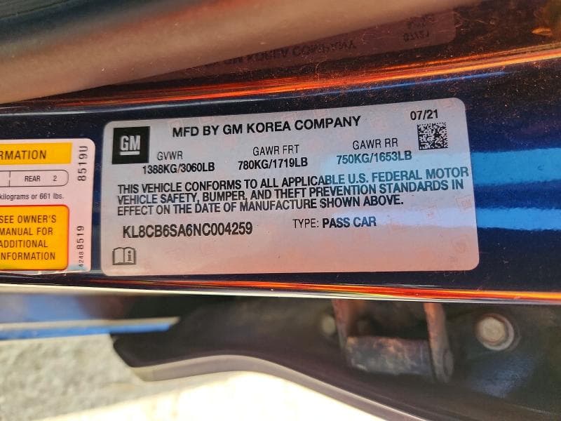 2022 CHEVROLET SPARK LS 12