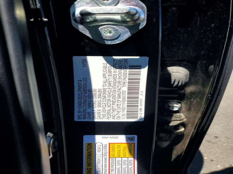 2025 HONDA ACCORD SE 12