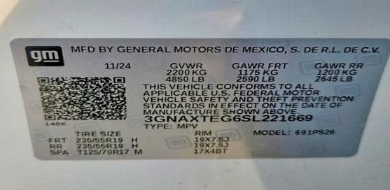 2025 CHEVROLET EQUINOX RS 13