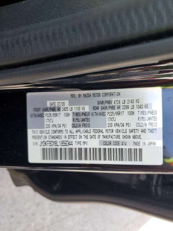 2020 MAZDA CX-5 TOURING 13