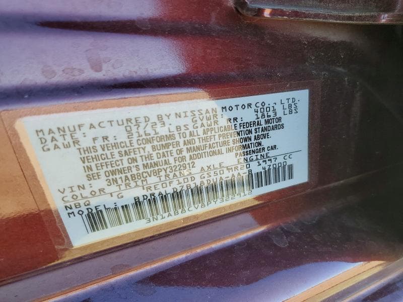 2023 NISSAN SENTRA SV 13