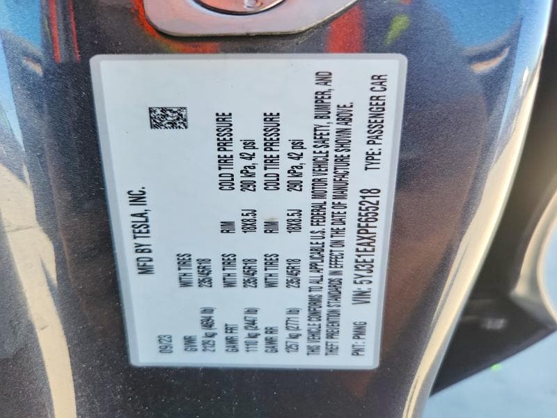 2023 TESLA MODEL 3 13
