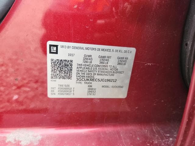 2018 CHEVROLET SILVERADO K1500 LT 12