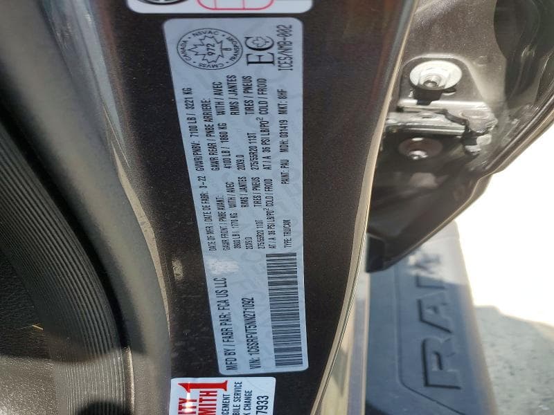 2022 RAM 1500 SPORT 12