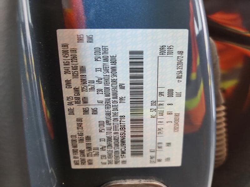 2025 FORD ESCAPE ST LINE 13