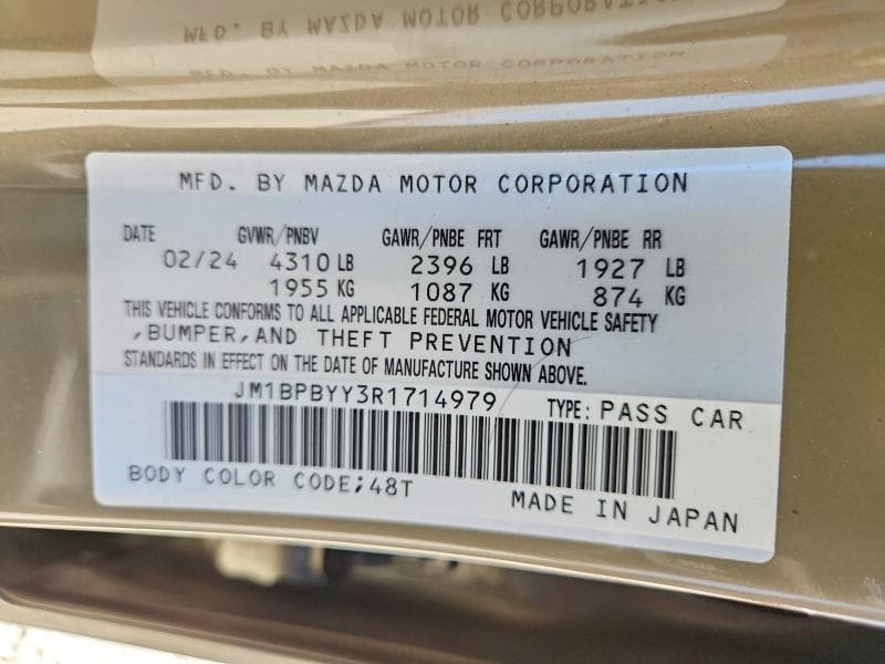 2024 MAZDA 3 CARBON TURBO 13