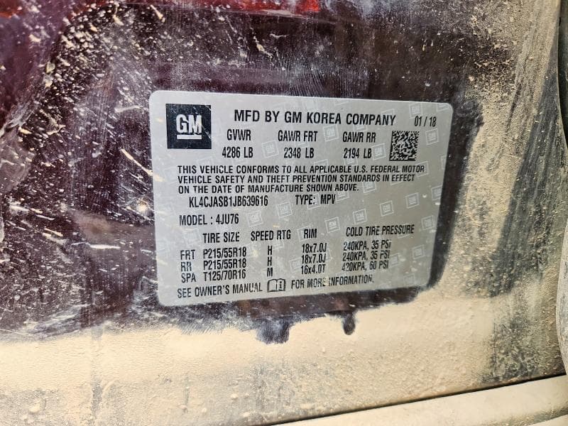 2018 BUICK ENCORE PREFERRED 13