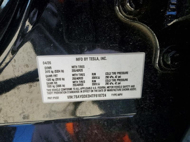 2026 TESLA MODEL Y 13