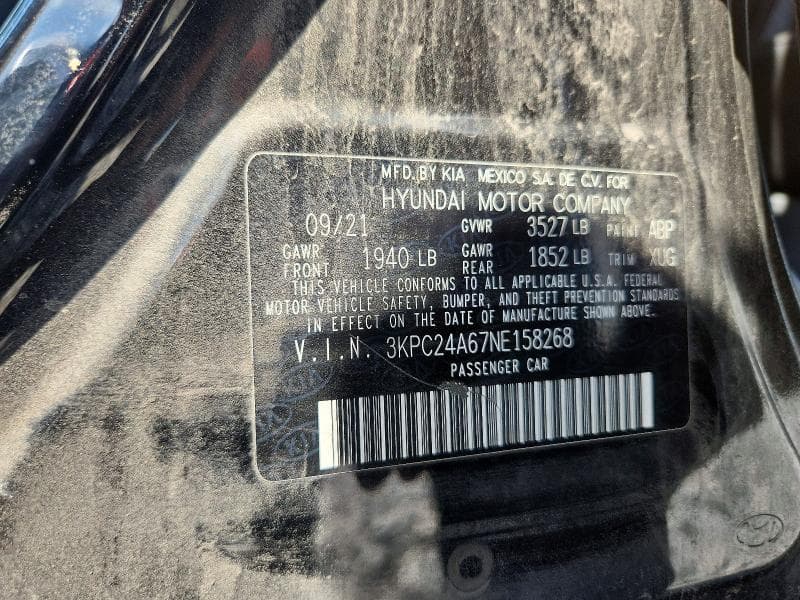 2022 HYUNDAI ACCENT SE 12
