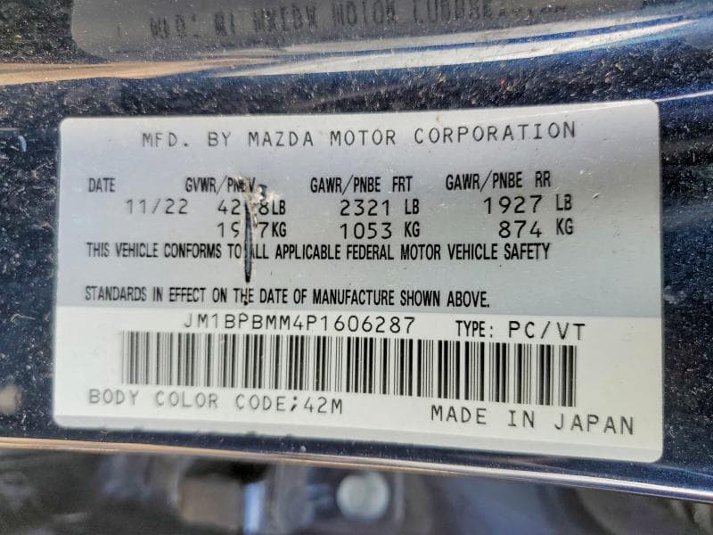 2023 MAZDA 3 PREMIUM 12