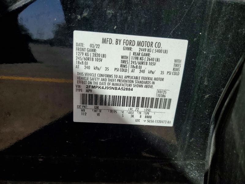2022 FORD EDGE SEL 13